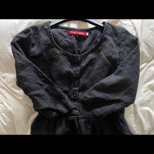 Pyne&Smith Black linen dress